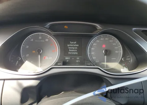 2014 Audi S4 Premium Plus из США, поврежденный, VIN WAUBGAFL8EA011693